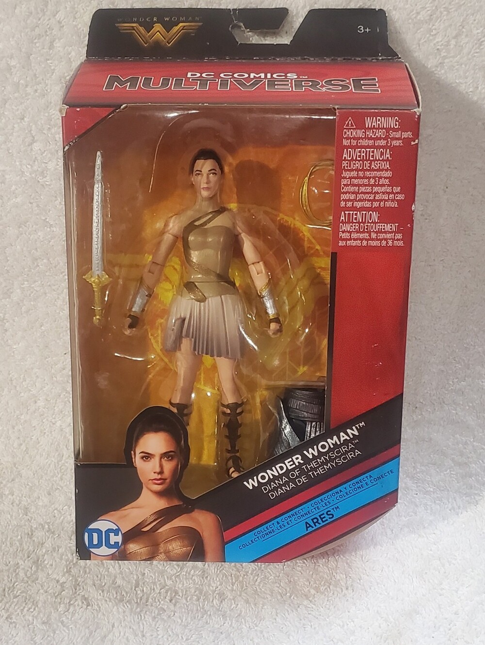 DC Multiverse Wonder Woman Diana of Themyscira Action Figure - Gold Armor